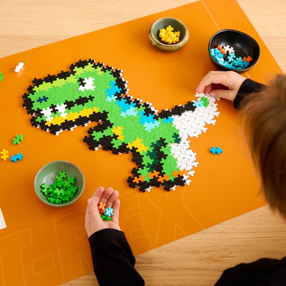 Plus-Plus Puzzle By Number - T-Rex - 250pcs - view 2