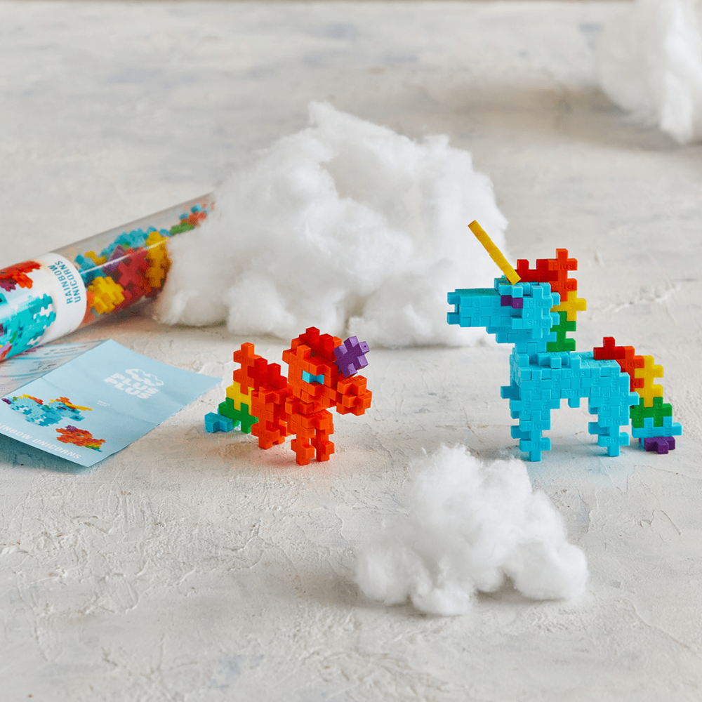 Plus-Plus Rainbow Unicorns - 100 pcs Tube - view 2
