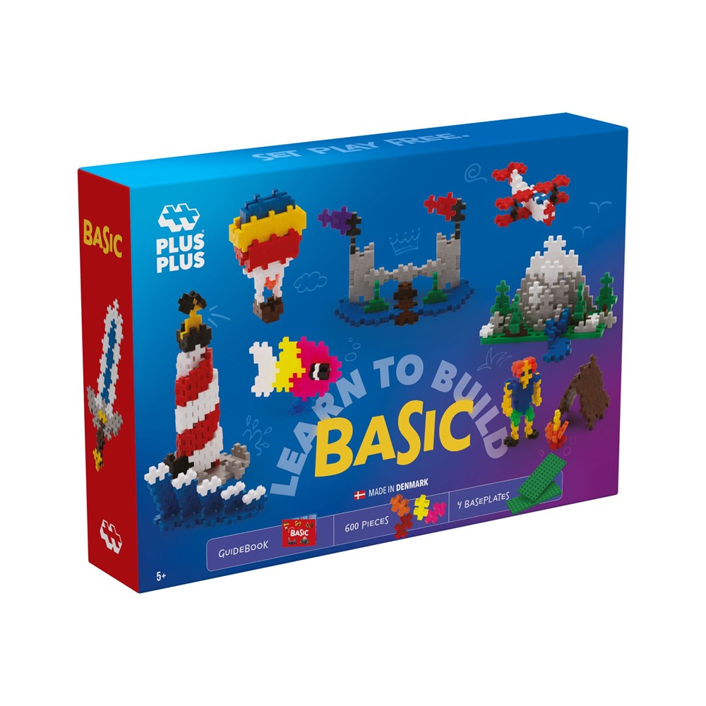 Plus-Plus Basic - Learn to Build - 600 pcs