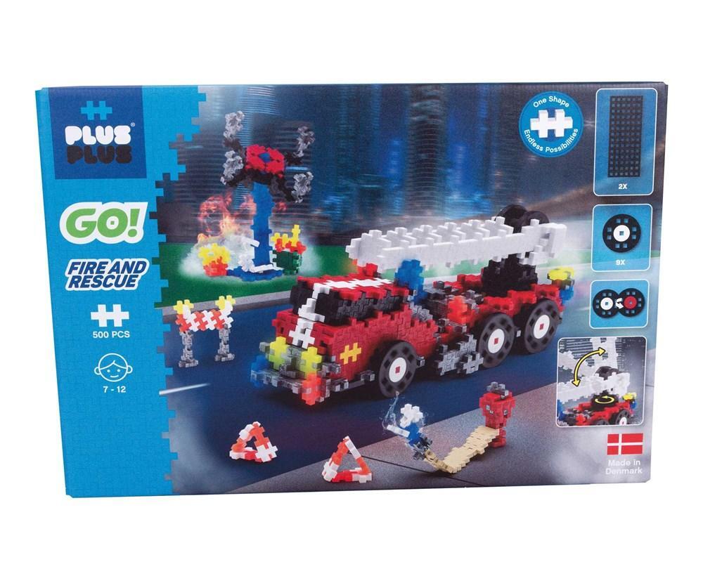 Plus-Plus - Go! Fire & Rescue (500pcs)
