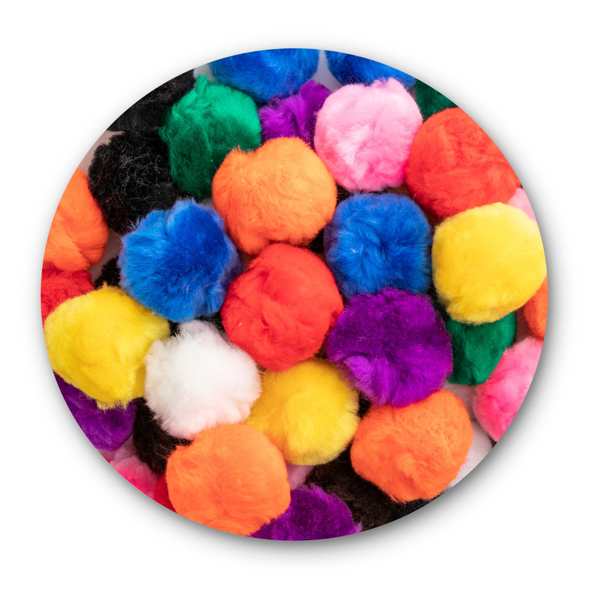 Pom Poms Brights 50mm Packet 50 - view 2