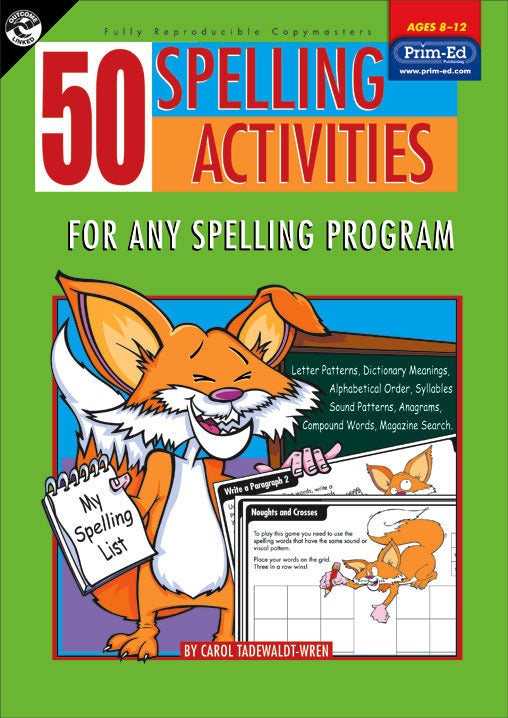 50 Spelling Activities - Ages 8-12