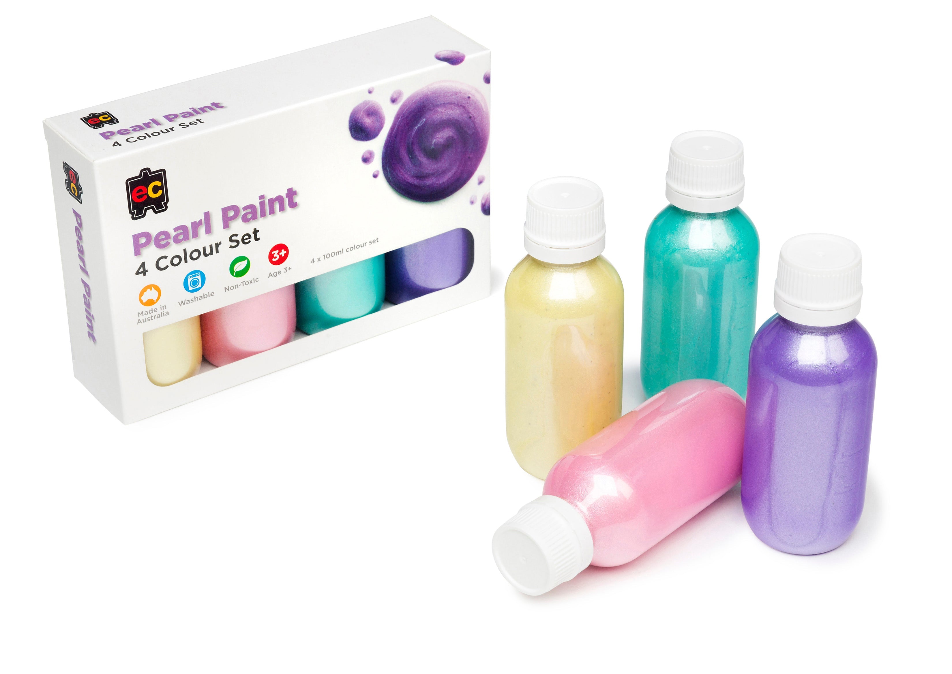 Pearl Paint - 4 Colour Set