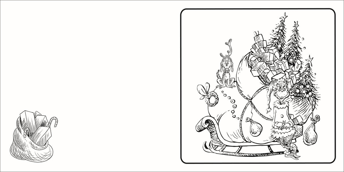 Dr. Seuss' The Grinch - Adult Colouring Book - Perfectly Grinchy
