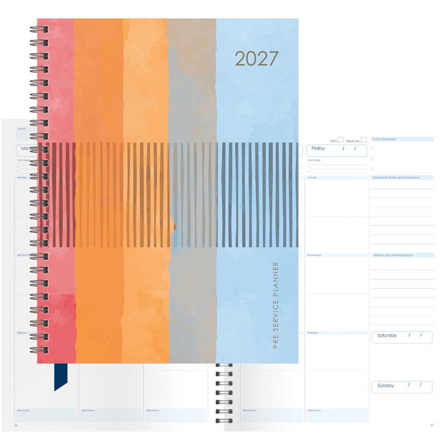2577 Weekly Pre-Service Planner student teachers