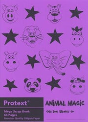 Protext Scrapbook (Animal Magic) 330x240mm PP Cover: 64 Pages (Single)