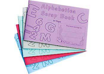 Protext Scrapbook (Alphabetica) - 165x245mm, 100gsm PP Cover: 64 Pages (Pack of 10)