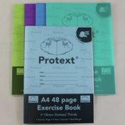 Protext Exercise Book - A4 Polypropylene (PP) Cover 48pg 14mm Dotted Thirds + Margin: Cat