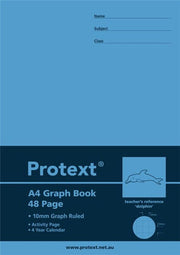 Protext Graph Book - Polypropylene (PP) Cover A4 10mm (48pg): Dolphin