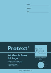 Protext Graph Book - Polypropylene (PP) Cover A4 10mm (96pg): Bilby