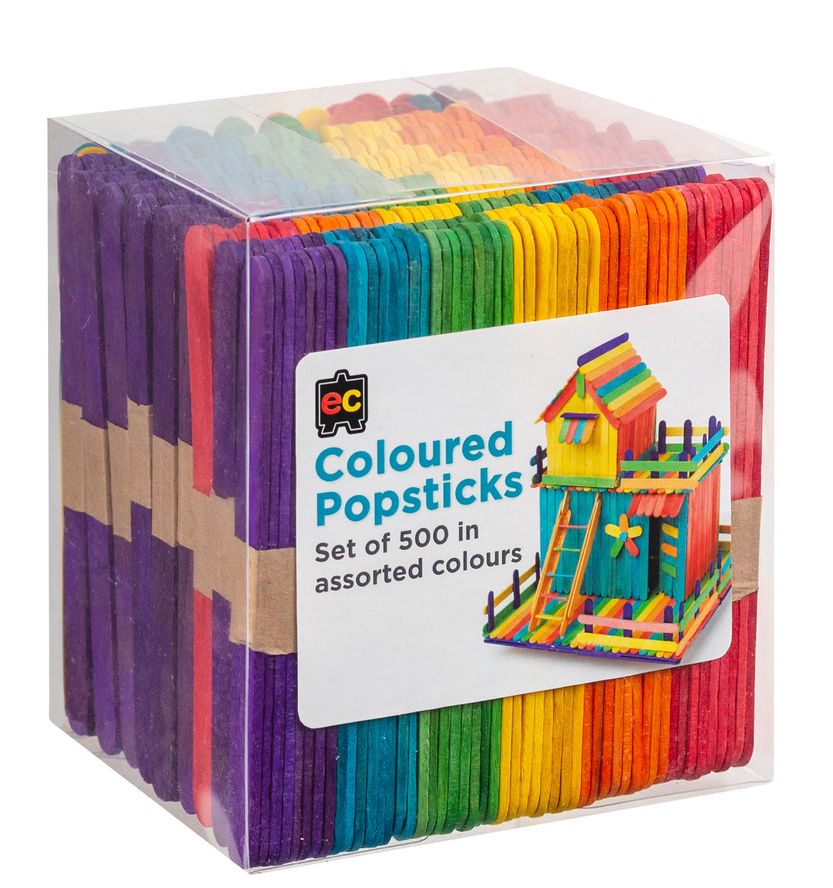 Coloured Popsticks - Set of 500