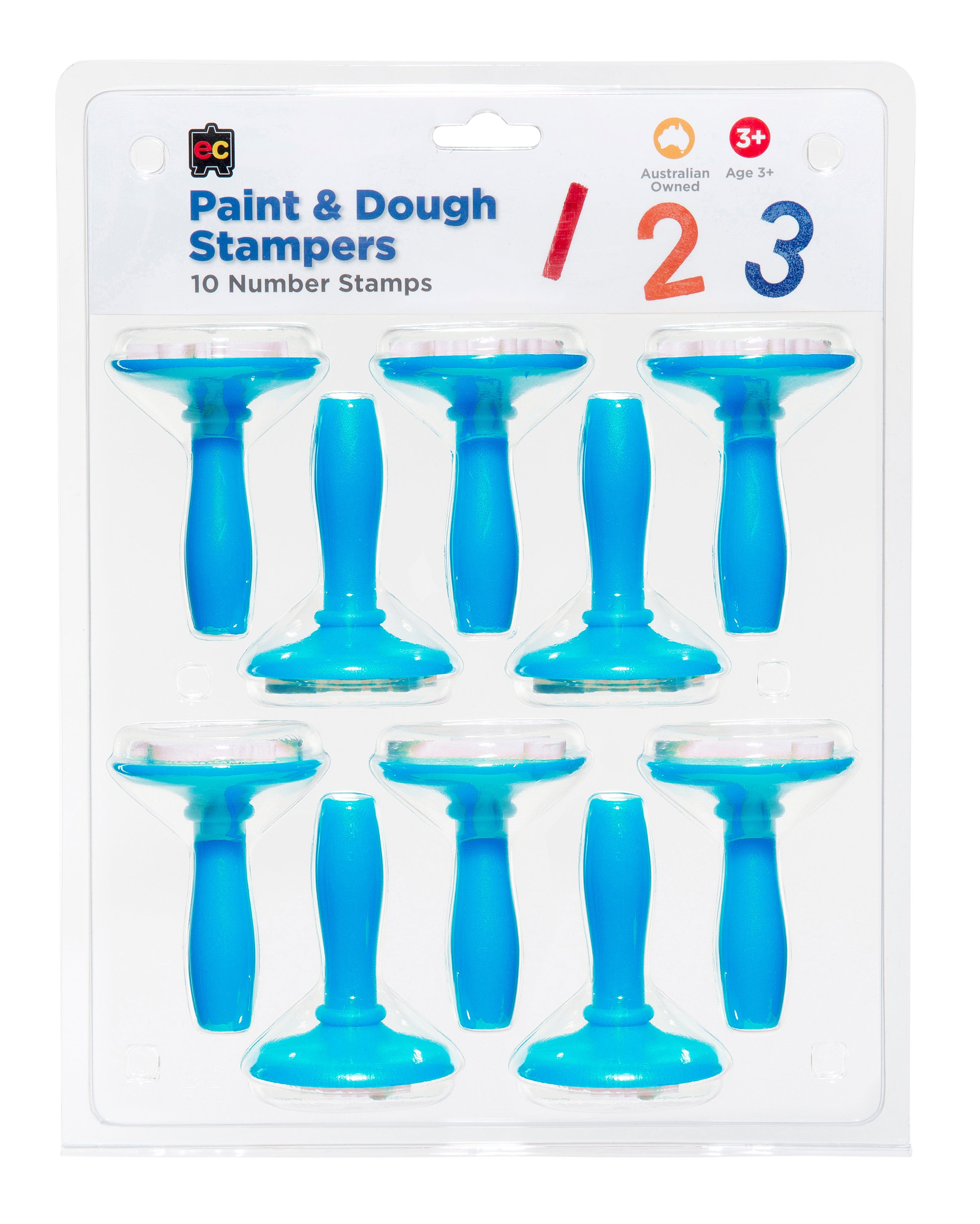 Paint Stampers Numbers 0-9: Set of 10