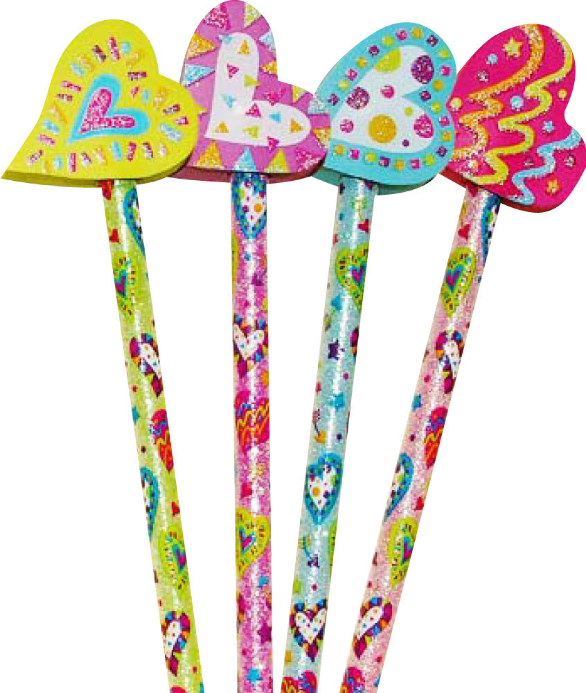 Hearts - Pencil Toppers