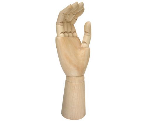 Wooden Manikin Hand (30cm)