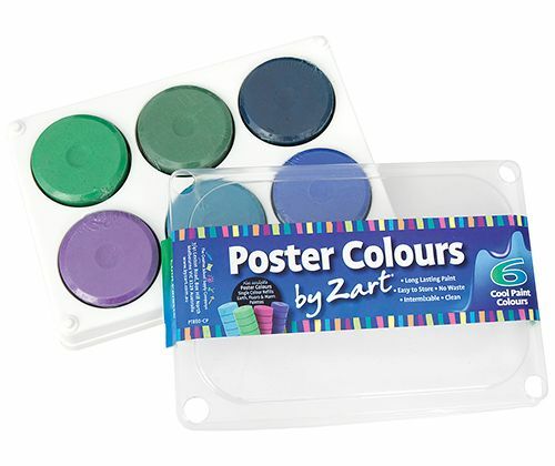 Poster Colours by Zart - Cool Palette - CLEARANCE