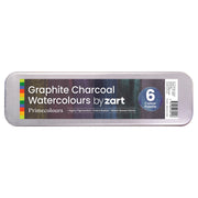 Graphite Charcoal Watercolours