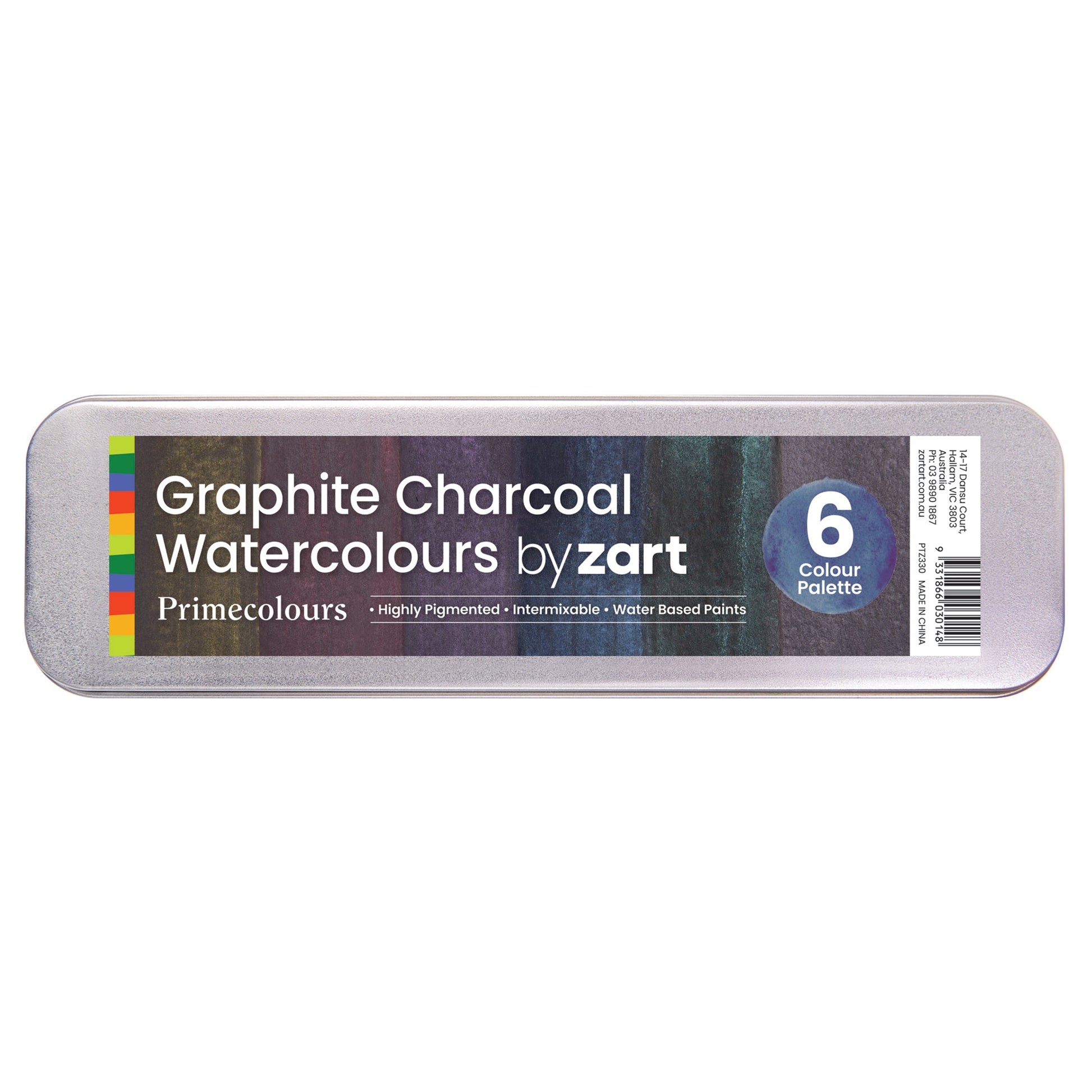 Graphite Charcoal Watercolours