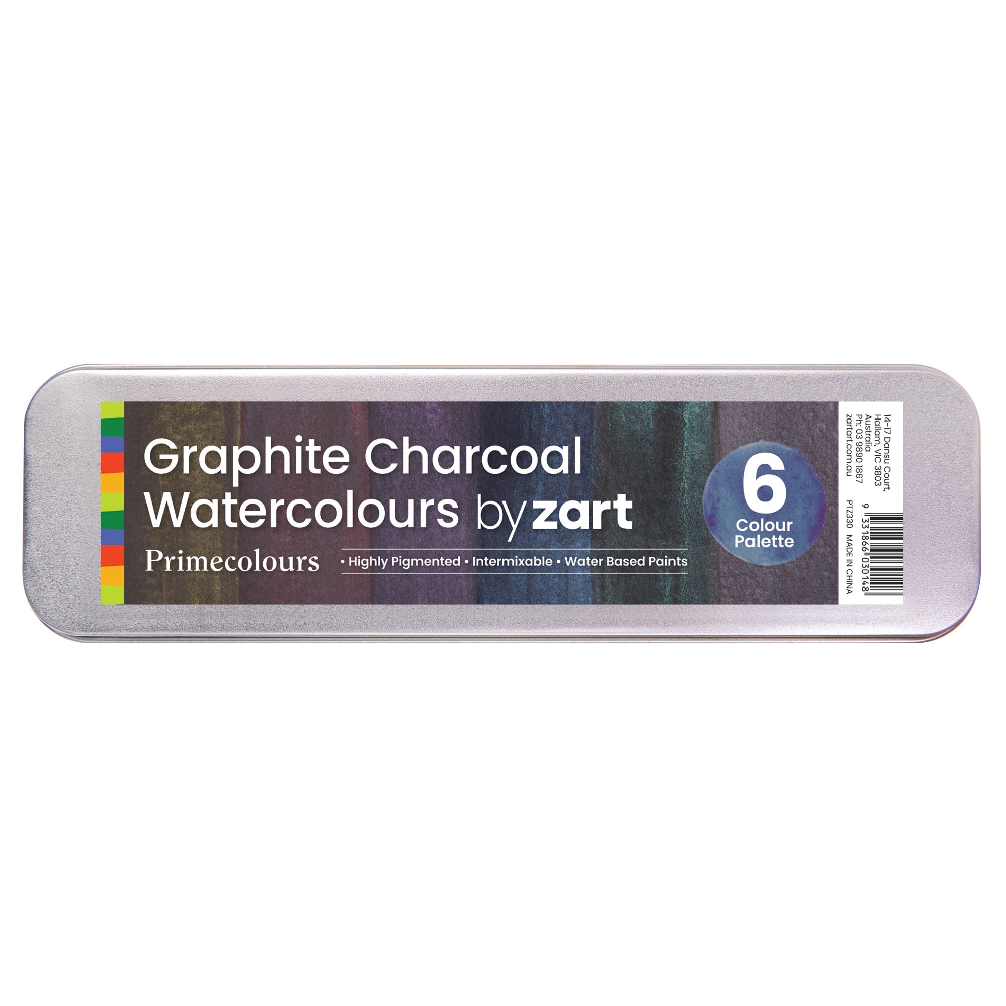 Graphite Charcoal Watercolours