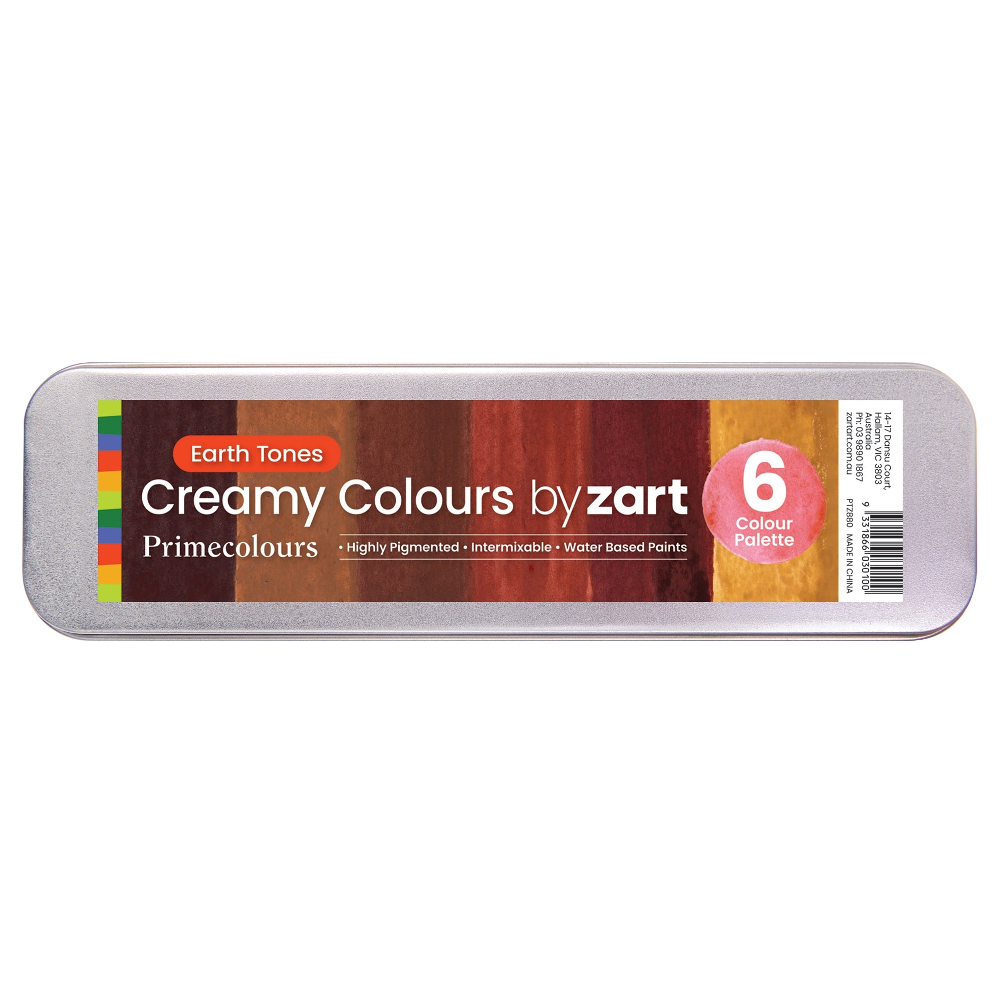 Creamy Colours Watercolours - Earth Tones