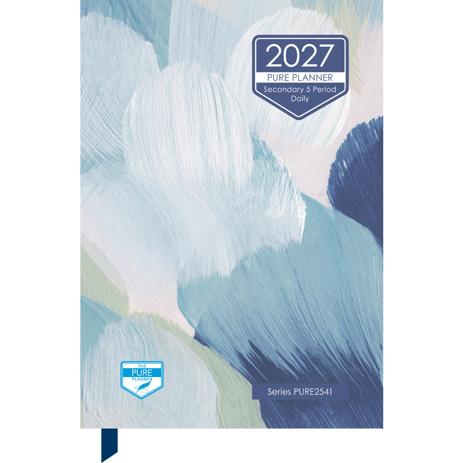 Pure Secondary 5-Period Daily Planner 2027 - A4, PUR-Bound Paperback — Createl PURE2541 — image 1