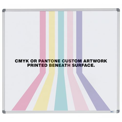 Visionchart Printed Magnetic Whiteboard 1200 x 1200mm Standard Frame (Special Order)