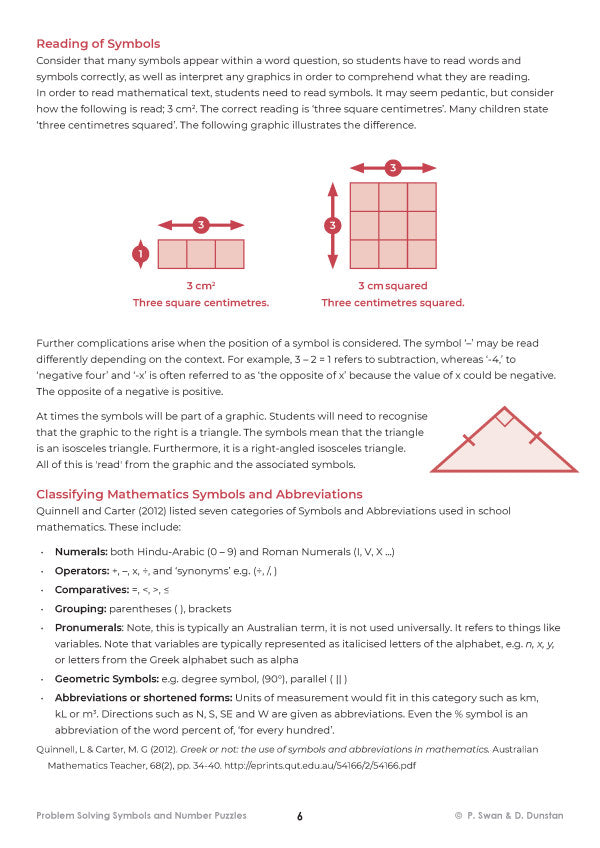 Problem Solving Symbols and Number Puzzles