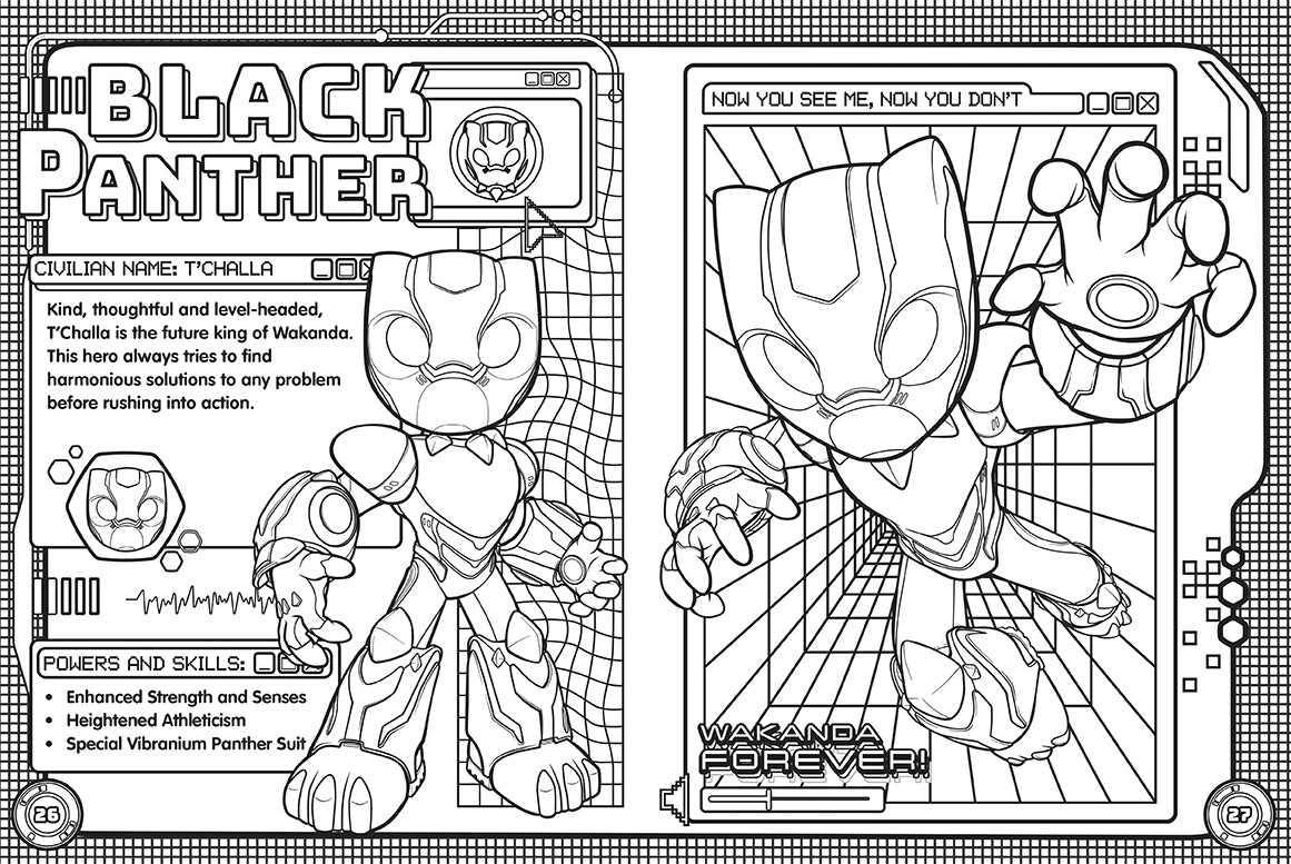 Iron Man and His Awesome Friends - Mega Colouring Book — inside page 4