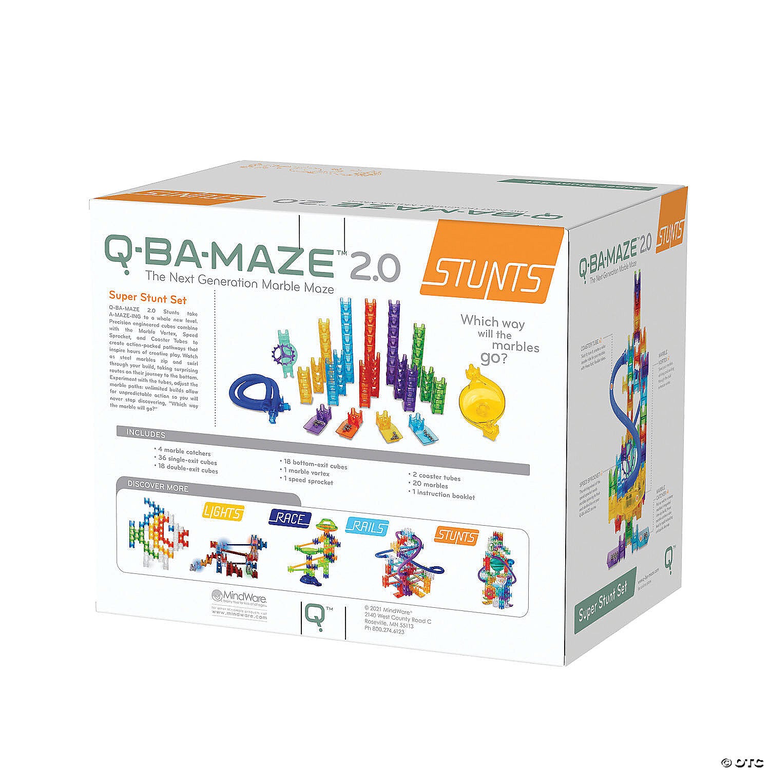 Q-BA-Maze 2.0: Super Stunt Set