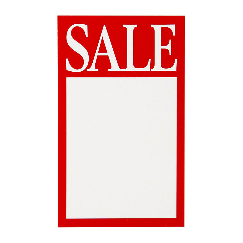 Quikstik Display Tickets Sale (Pack of 10)