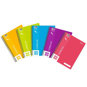 Quill Notebook A4 70gsm - Assorted 240 Pages (Pack of 5)