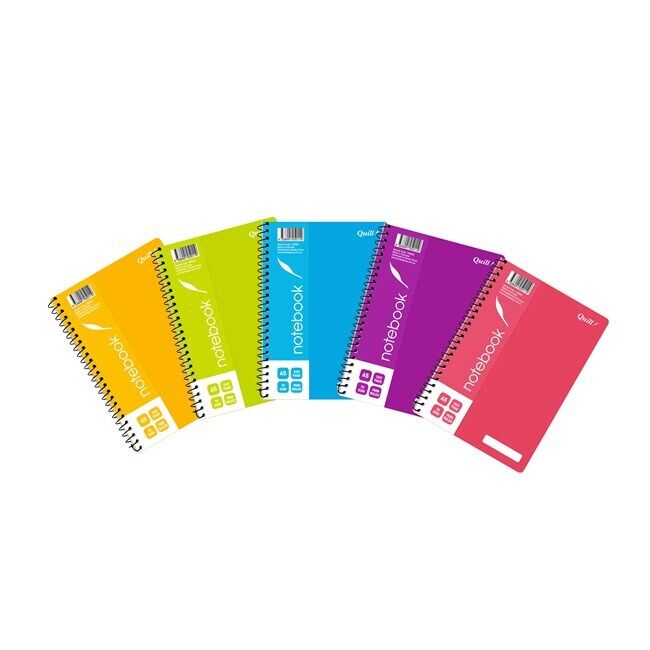 Quill Notebook: A5 70gsm - Assorted 200 Pages (Single)