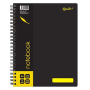 Notebook Quill A4 70gsm - Black 240pg (Single)