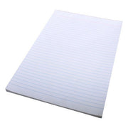 Quill Office Pads (A4) - Bond Ruled D/Sided: 100 Leaf (Single)