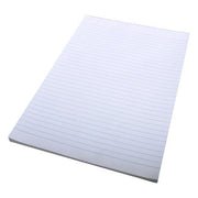Quill Office Pads (A4) - Bond Ruled D/Sided: 100 Leaf (Pack of 10)