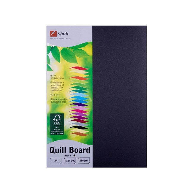 Quill Cardboard (A4) - 210gsm (Pack of 100)