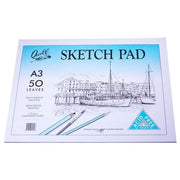Quill Sketch Pad (A3) - 110gsm Cartridge Acid Free: 50 Leaf (Single)