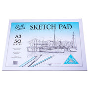 Quill Sketch Pad (A3) - 110gsm Cartridge Acid Free: 50 Leaf (Pack of 5)