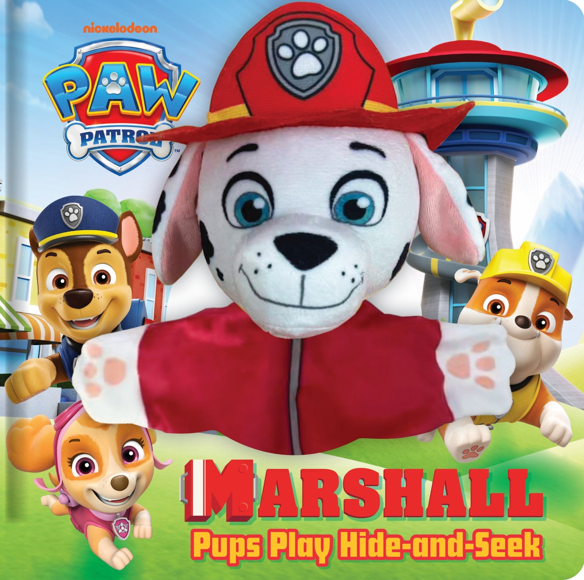 PAW Patrol - Hand Puppet Book - Marshall - Pups Play Hide-and-Seek — inside page 5
