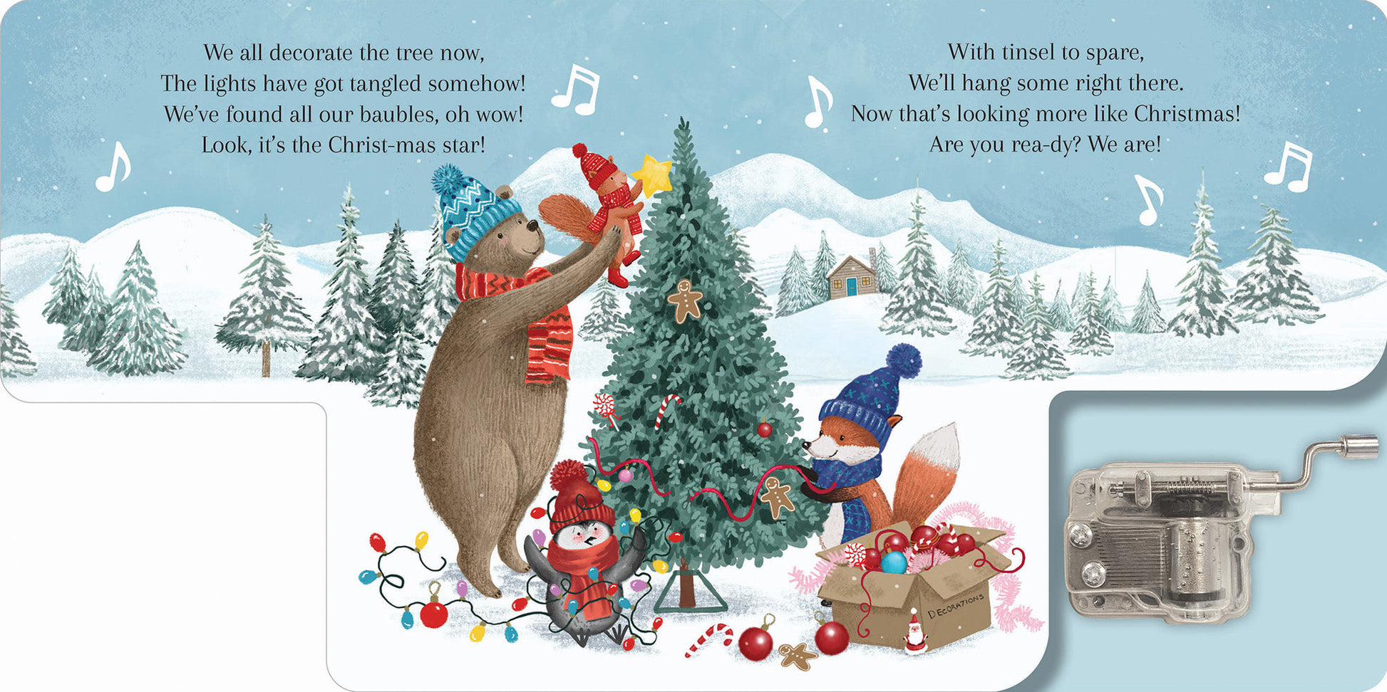 Wind-Up Music Box Book - We Wish You a Merry Christmas — inside page 2