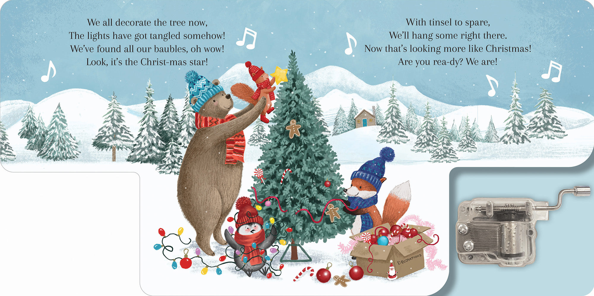 Wind-Up Music Box Book - We Wish You a Merry Christmas — inside page 2