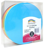 Rainbow Matt Circle 2 Side 80gsm 180mm 500 Sheets