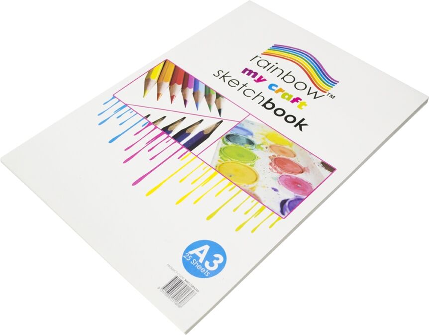 Rainbow Sketch Book - A3: My Craft Cartridge (50 Sheets)