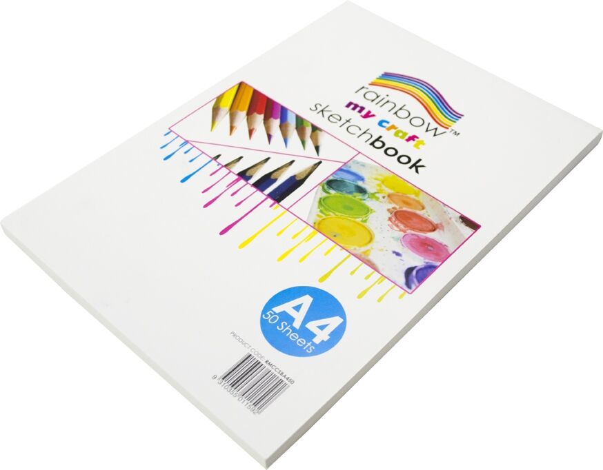 Rainbow Sketch Book - A4: My Craft Cartridge (50 Sheets)