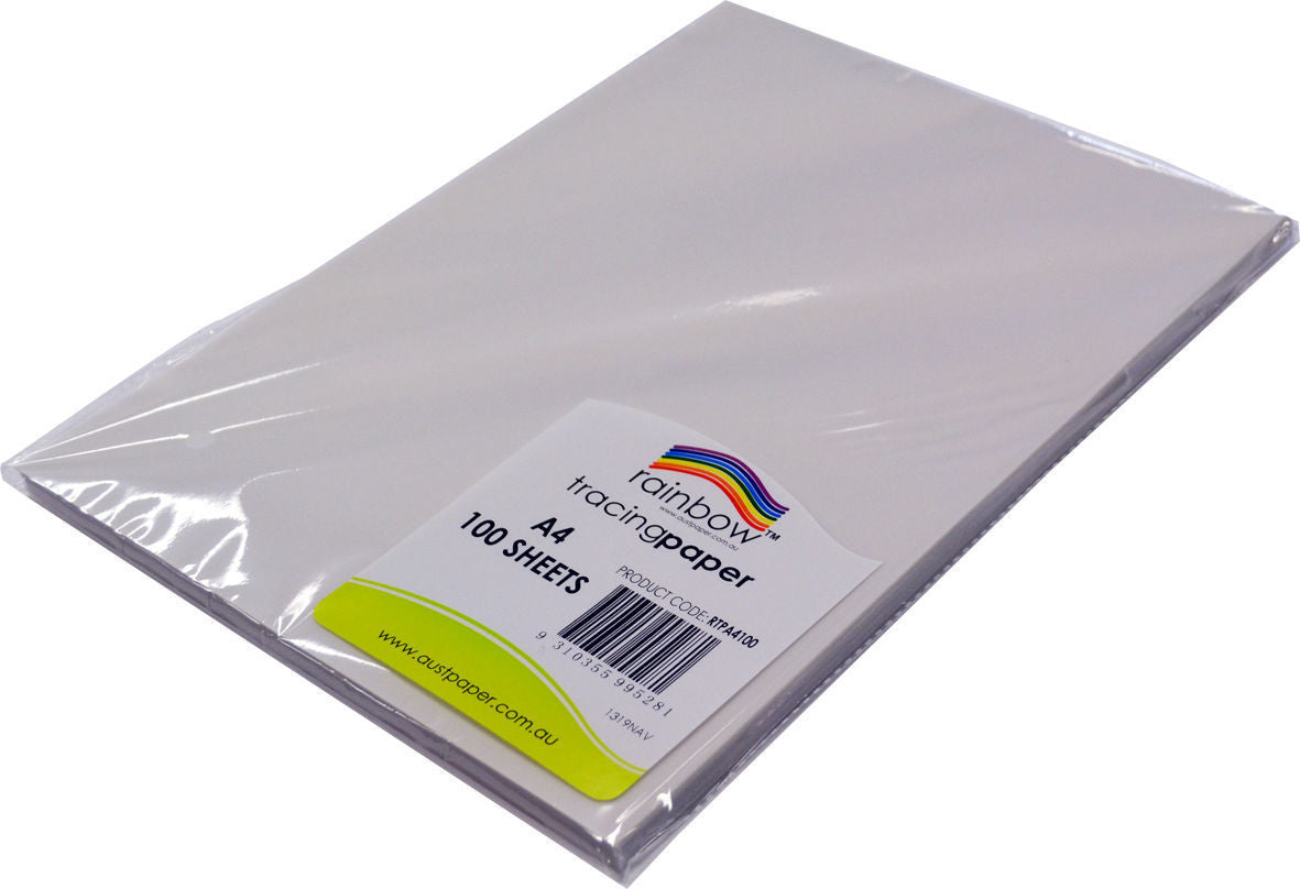 Rainbow Tracing Paper (A4) - 90gsm: Pk100