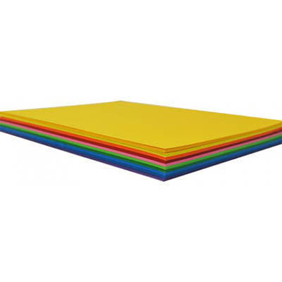 Rainbow Cardboard - 510x640mm Spectrum: 200gsm Assorted (Pack of 100)