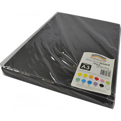 Rainbow Cardboard (A3) Spectrum: 200gsm (Pack of 100)