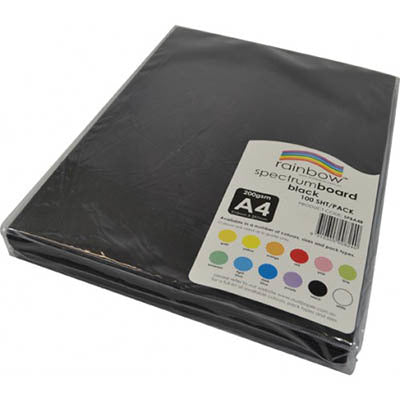 Rainbow Cardboard (A4) Spectrum: 200gsm (Pack of 100)