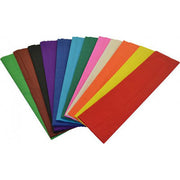 Rainbow Crepe Paper: Assorted - 500mm x 2.5m