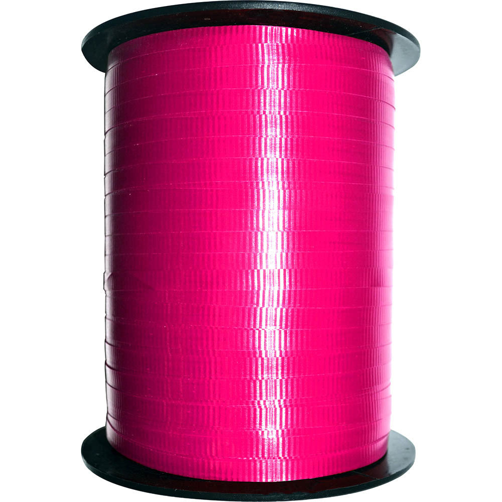 Rainbow Curling Ribbon - Hot Pink: 5mm x 500m