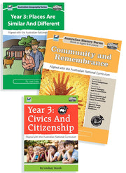 Australian Curriculum Humanities BLM Bundle - Year 3